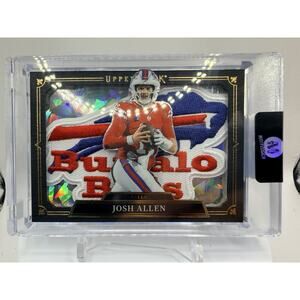 Art Card New Josh Allen With Buffalo Bills Patch Made By Mayflower Custom Cards